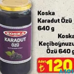 KOSKA KARADUT ÖZÜ 640 G KOSKA KARADUT ÖZÜ 640 G